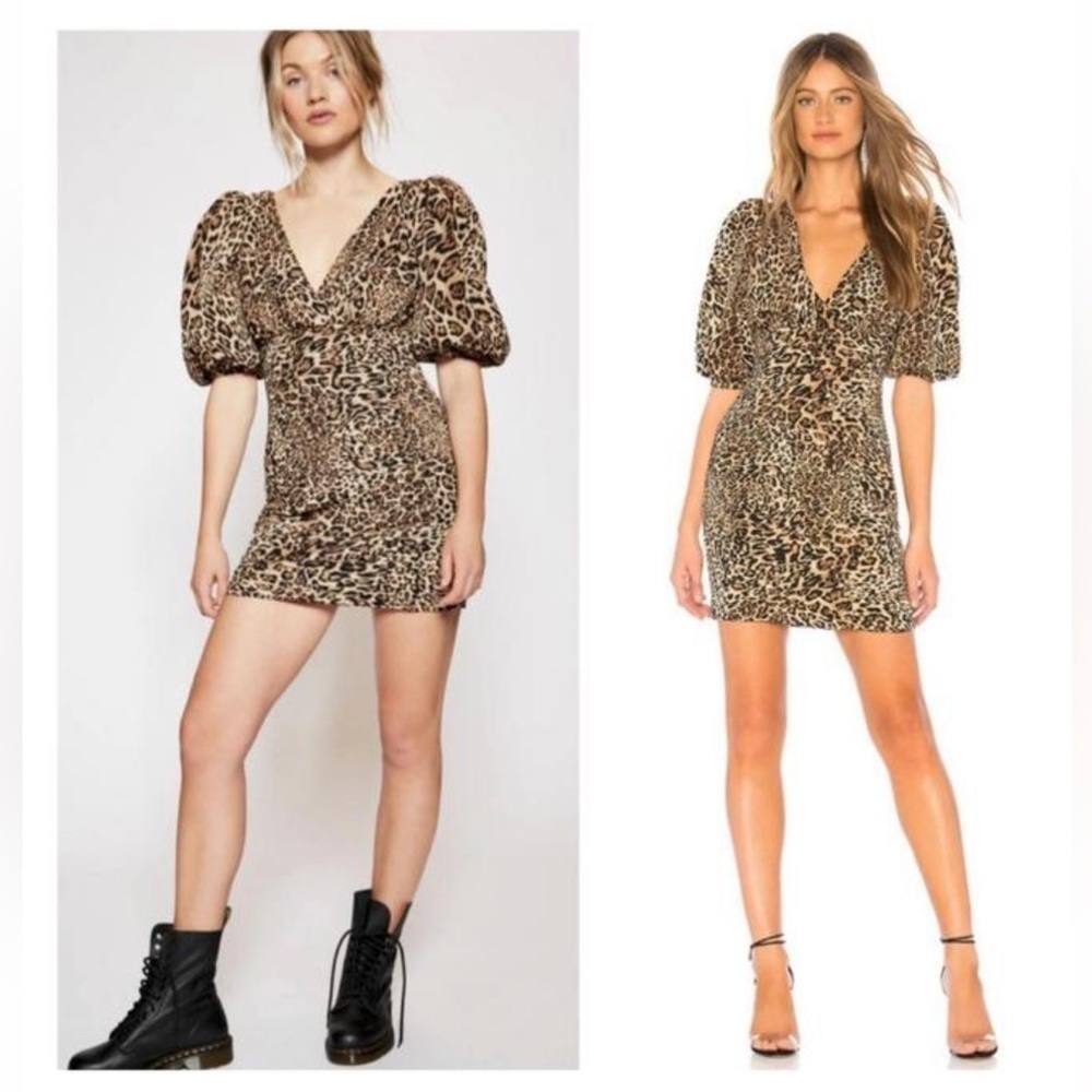 RONNY KOBO Collection Lawranda
Mini Leopard Printed Dress
Size: M